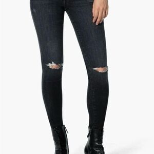 Joe's Jeans Dark Distressed Skinny Jeans